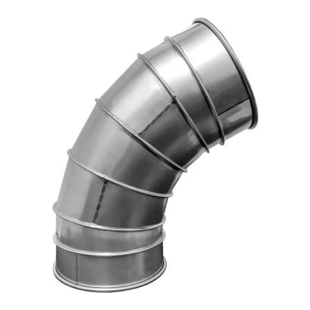 Us Duct US Duct Clamp Together 60 Deg Elbow 1.5 CLR, 10" Diameter, SS, 20 Gauge REGS1060.S20